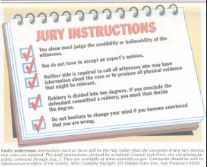 Easily understood, instructions such as these will be the rule rather than the exception if new jury instruction rules are adopted.