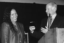 Karen Nobumoto & Chief Justice Ronald George