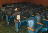Torn Courtroom chairs