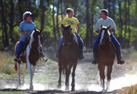 Tony Capozzi joins his wife, Paula (left) and daughter, Julia, for a rare afternoon ride